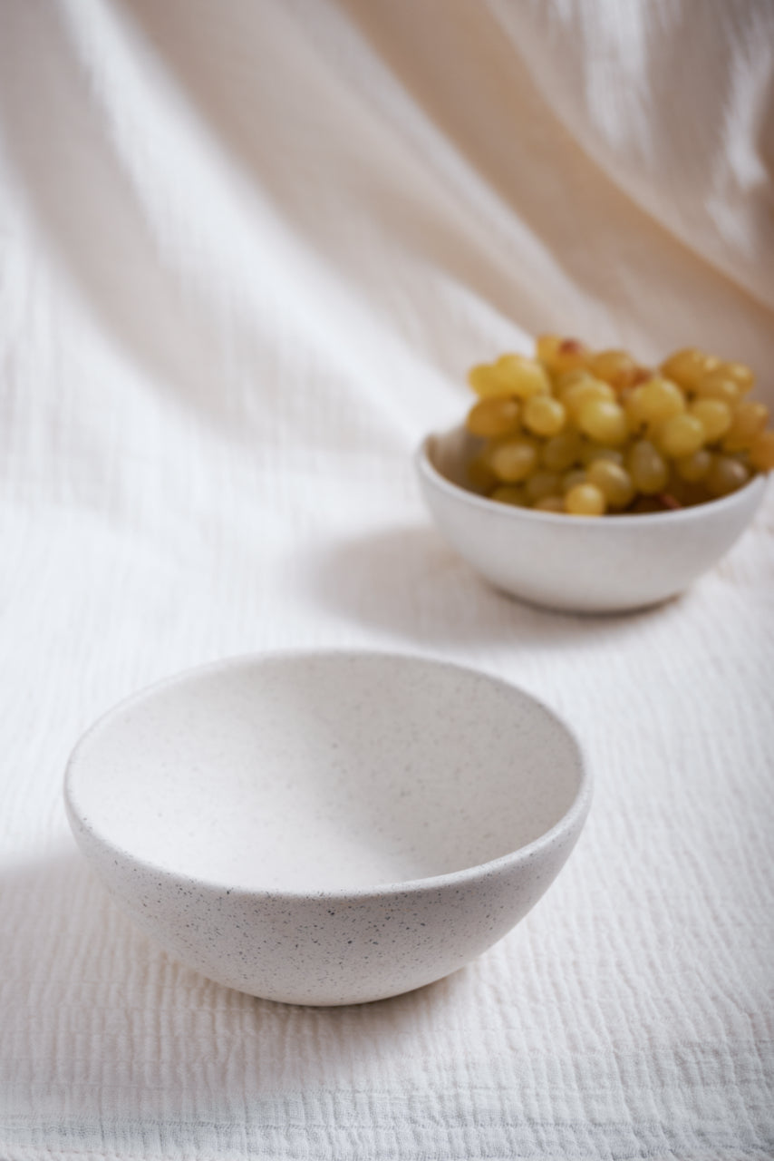 Medium Bowl High - Stone White