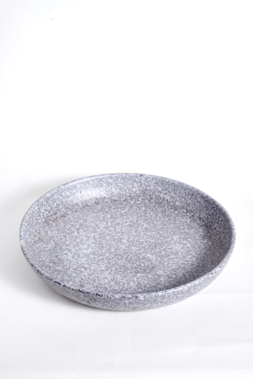 Serving Dish Low- Ash Grey