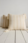 Striped Cushion - Cream