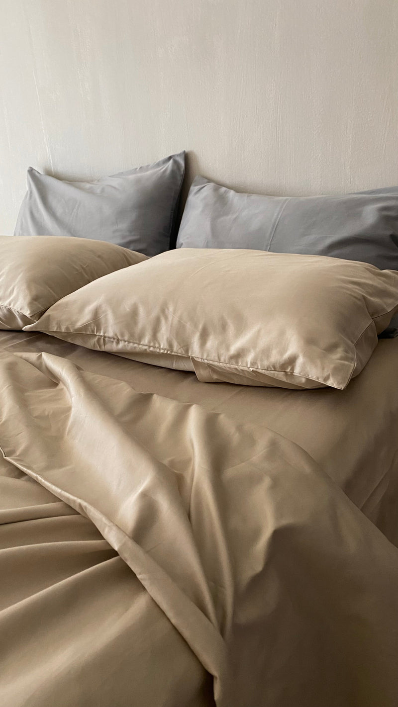 Fitted Sheet Set Mastic Beige